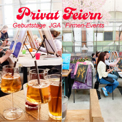 Auch für private Feiern /Geburtstag /JGA /Hochzeit /Firmen-Events <br>Montag bis Sonntag<br> ab 10 Personen – flexible Uhrzeit