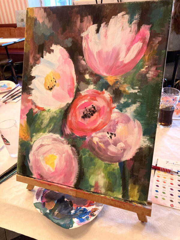 Blumenstrauß von einer Teilnehmerin
