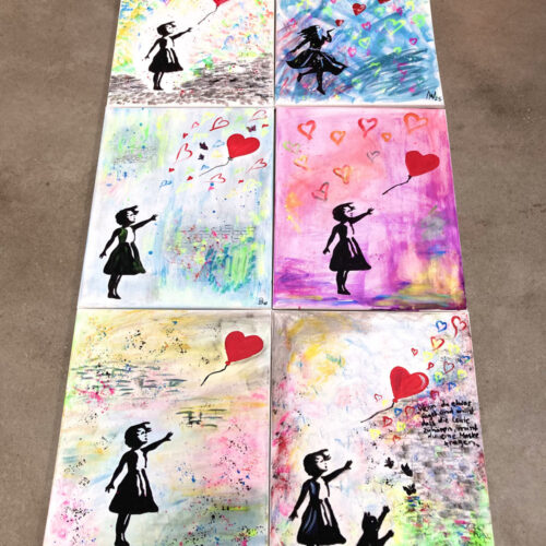 Herz & Pinsel – Inspiriert von Banksy <br>Große Auswahl an Motiven<br> 🗓 Sa., 21. Juni 🕑 18:00 – 20:30 Uhr <br>📍L’Osteria Freiburg