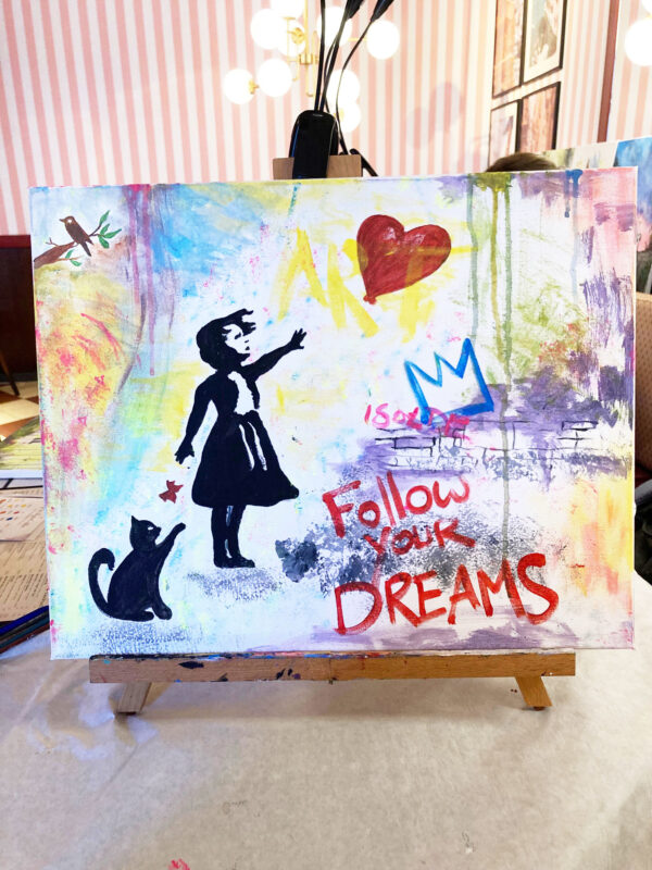 Banksy inspiriert malen in Freiburg
