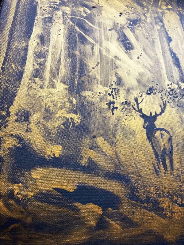 Male Schwarzwald Motive in Gold in Freiburg