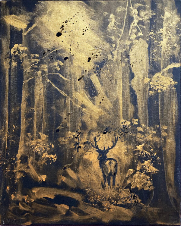Male Schwarzwald Motive in Gold in Freiburg