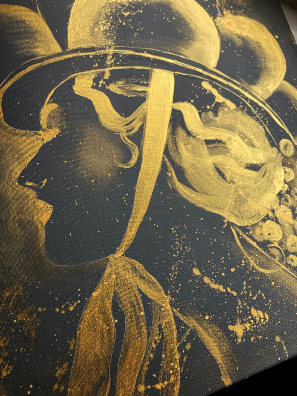 Male Schwarzwald Motive in Gold in Freiburg