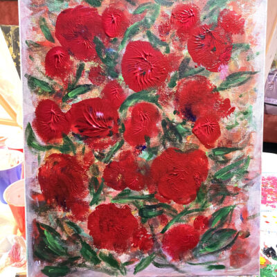 Florales malen MIT einem Luftballon <br> 🗓 27. Mai 🕑 18:00 – 20:00 Uhr <br>📍Purino Freiburg