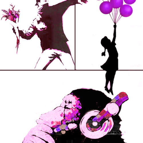 Herz & Pinsel – Inspiriert von Banksy<br>Freie Auswahl an Motiven für alle<br> 🗓 Mi., 26 Nov. 🕑 18:00 – 20:00 Uhr <br>📍Purino Freiburg