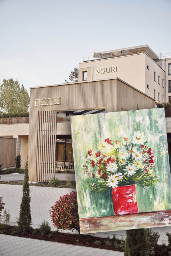 Wildblumen malen im Nouri Bad Krozingen