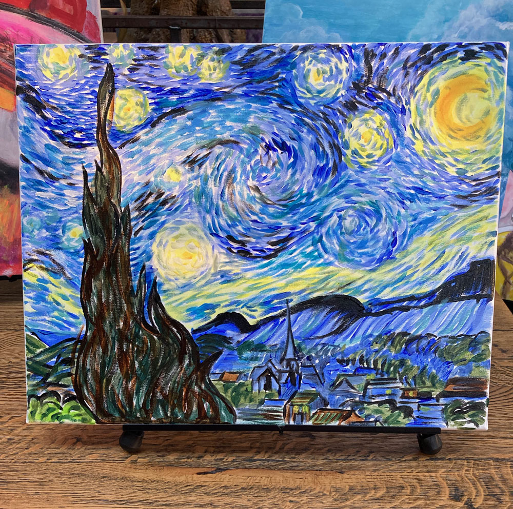 Sternennacht von van Gogh bei Mal-Meister