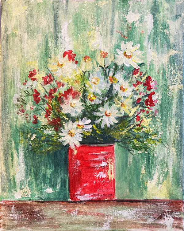 Wildblumen malen bei Mal-Meister