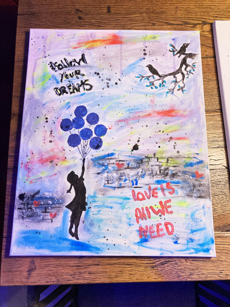 Mal dein eigenes Bansky Bild