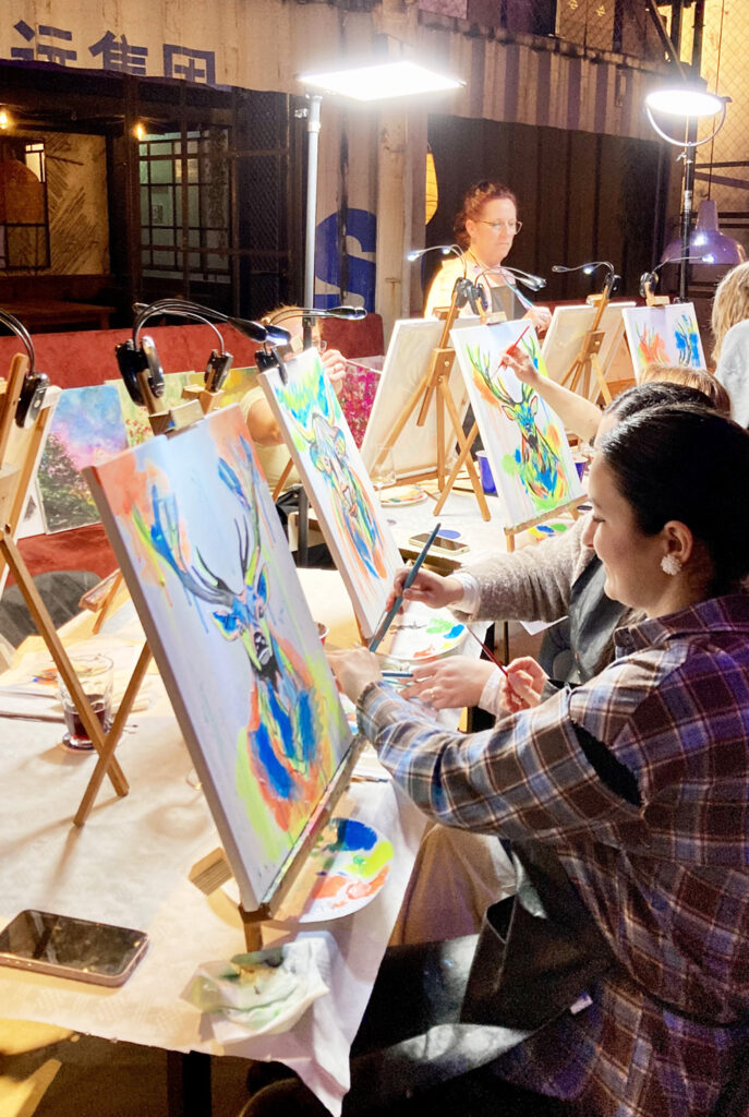 Male einen Hirsch oder eine Kuh bei Mal-Meister.de