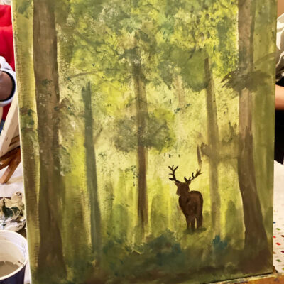 Hirsch im Waldzauber<br> 🗓  4. März 🕑 18:00 – 20:30 Uhr <br>📍Purino Freiburg