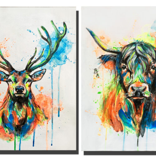 Hirsch oder Kuh – Wähle vor Ort dein Wunschmotiv<br> 🗓 5. Febr. 🕑 18:00 – 20:30 Uhr <br>📍Purino Freiburg