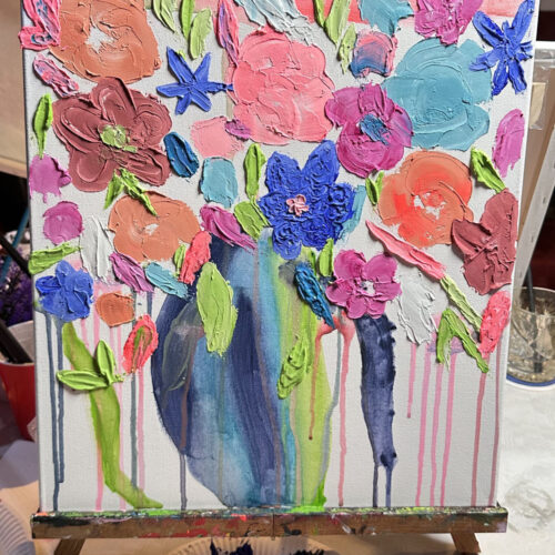 Struktur Abstrakt – Jede:r malt etwas Individuelles <br> 🗓 9. April 🕑 18:00 – 20:00 Uhr <br>📍Purino Freiburg